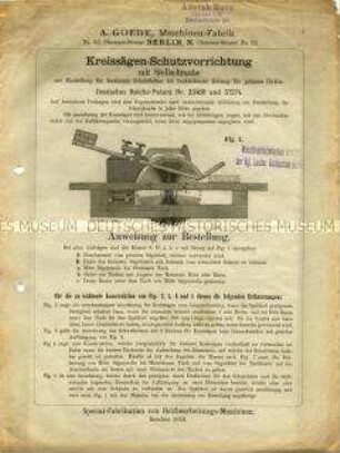 Kreissägen-Schutzvorrichtung