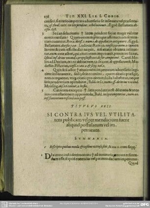 Titulus XXII. Si Contra Ius Vel Utilitatem publicam vel per mendacium fuerit aliquid possulatum vel impetratum