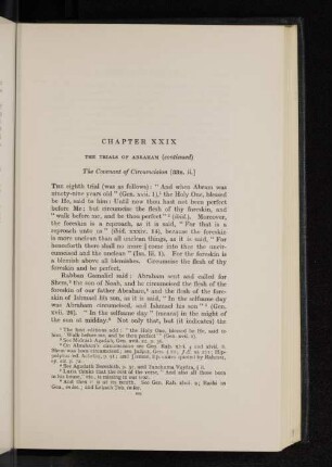 Chapter XXIX The trials of Abraham (continued)