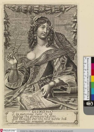 Geometrie; [Allegorie der Geometrie]