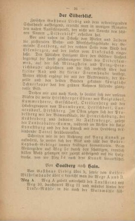 Von Saalberg nach Hain