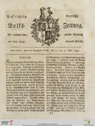 Erster Band. Zwei und Dreißigstes Stück