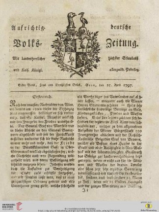 Erster Band. Zwei und Dreißigstes Stück