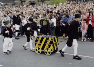 Abteilung Historie: 1719 - 1. Große Bergparade