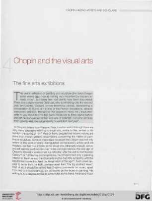 Chopin and the visual arts