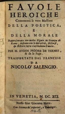 Favole heroiche