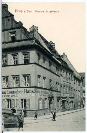 Pirna. Niedere Burgstraße
