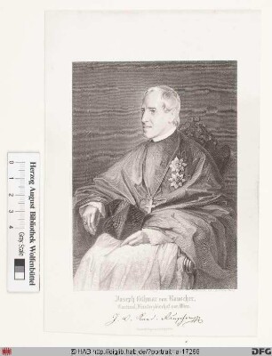 Bildnis Joseph Othmar von Rauscher (1828 Ritter)