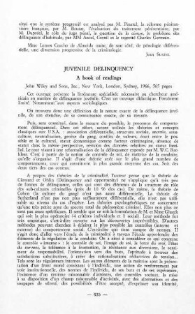 635-636, Juvenile delinquency - A book of readings, by Joseph G. Weis