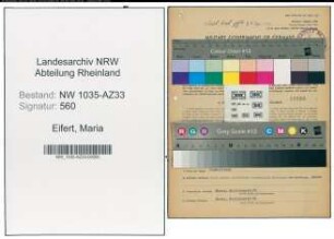 Entnazifizierung Maria Eifert , geb. 28.01.1902 (Stenotypistin)