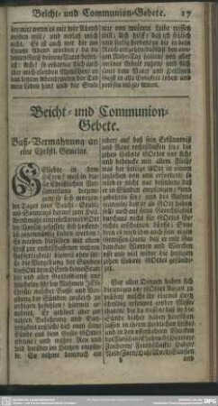 Beicht- und Communion-Gebet