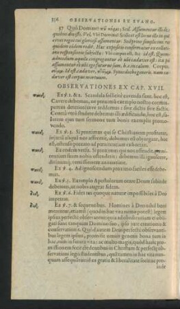 Observationes Ex. Cap. XVII.
