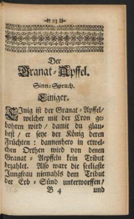 Der Granat-Apffel