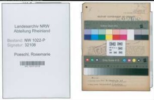 Entnazifizierung Rosemarie Poeschl , geb. 24.02.1922 (Dolmetscherin)