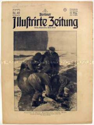 Wochenzeitschrift "Berliner Illustrirte Zeitung" u.a. zu den revolutionären Ereignissen in Österreich