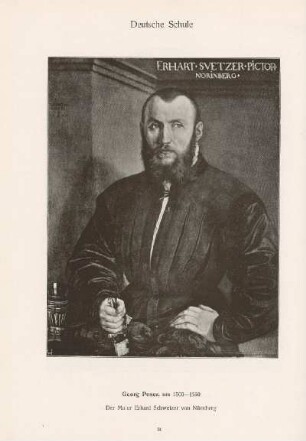 Der Maler Erhard Schwetzer von Nürnberg