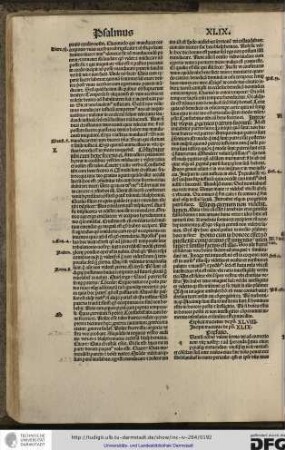 Incipit tractatus de psalmo XLIX.