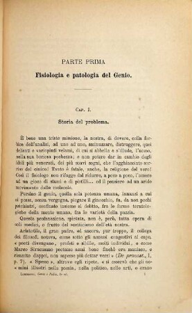 L' uomo di genio in rapporto alla psichiatria, alla storia ed all'estetica : Con tavole e figure