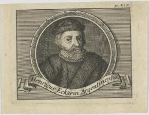 Bildnis des Henricus Ecksein