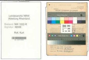 Entnazifizierung Kurt Roll , geb. 24.07.1921 (Bahnarbeiter)