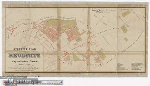 Neuester Plan von Reudnitz und den angrenzenden Fluren.