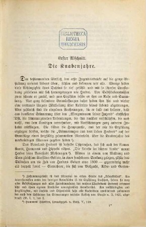Herder : nach seinem Leben und seinen Werken, 1
