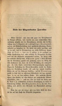 Ueber die Preußische Verfassungs-Frage