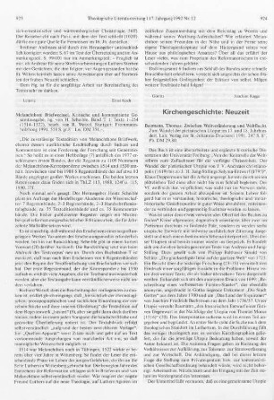 923-924 [Rezension] Regesten 1 - 1109 (1514 - 1530)