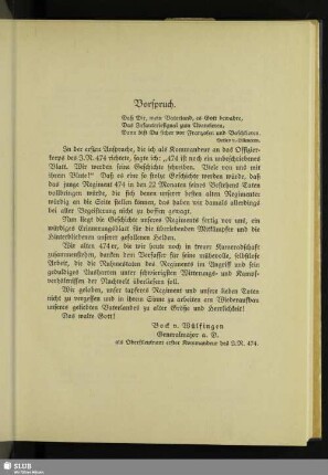 Vorspruch