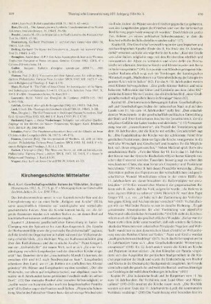 449-451 [Rezension] Bosl, Karl, Gesellschaftsgeschichte Italiens im Mittelalter