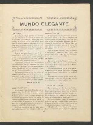 Mundo elegante