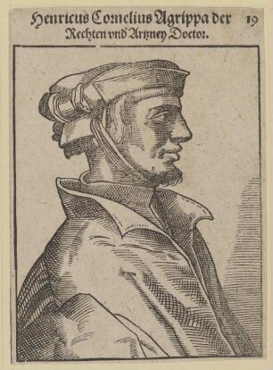 Bildnis des Henricus Cornelius Agrippa