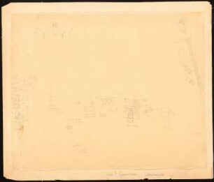 Ramesseum und Totentempel Ramses III. (Medinet Habu), Luxor (Theben-West): Situationsplan nach einer französischen Vorlage