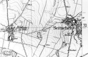 Göda-Seitschen. Meßtischblatt, Sekt. Bischofswerda, Nr. 4851