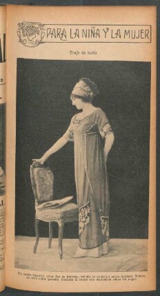 Traje de tarde - [Fotografía] : Para la niña y la mujer