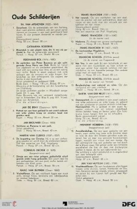 Oude Schilderijen (Nr. 1-68)