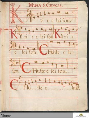 Ordinaria Missae im Cantus fractus
