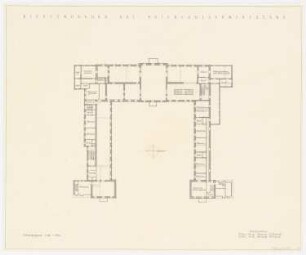 Dienstwohnung des Reichsaußenministers Joachim von Ribbentrop, Berlin-Mitte Umbau: Grundriss OG 1:250