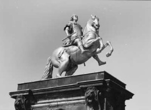 Dresden-Neustadt. Goldener Reiter, Neustädter Markt