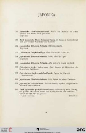 Japonika (Nr. 350-360)
