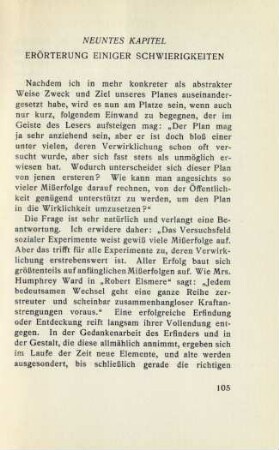 Neuntes Kapitel. Erörterung einiger Schwierigkeiten