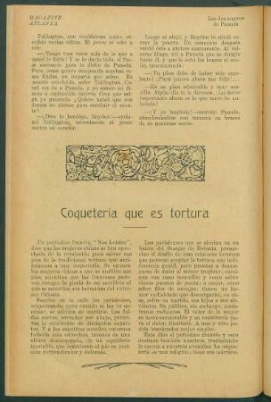 Coquetería que es tortura