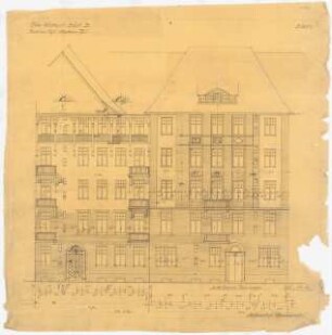 Siedlung Haeselerstraße, Berlin-Charlottenburg: Block 11, Haeselerstraße 14d-22c: Hofansicht