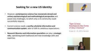 Open Educational Resources and Library & Information Science: towards a common framework for methodological approaches and technical solutions