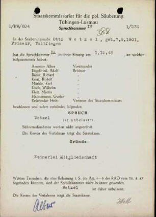 Wetzel, Otto
