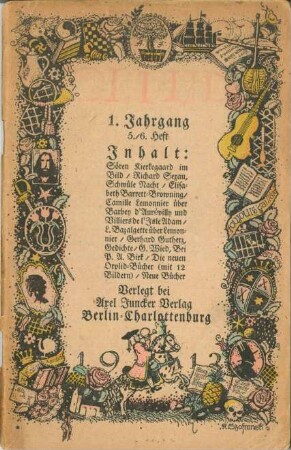 Orplid 1. Jhg. 5./6. Heft Dez 1913