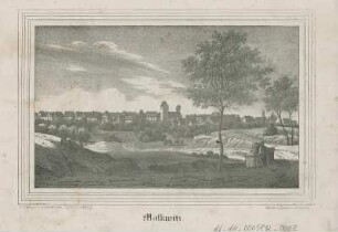 Ansichten von Reinhardsgrimma und Malkwitz, Lithographie, um 1840 : Reinhardsgrimma; Malkwitz / N. d. Nat. gez. v. Täubert [u.] Möckel. - Dresden] : Renner u. Ketzschau , [um 1840]. - 2 Ansichten auf 1 Kunstbl. : Lithogr. ; je 19 x 11 cm