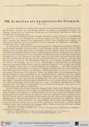 VIII. Armenien als byzantinische Ostmark