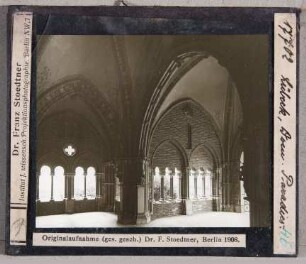 Lübeck: Dom, Paradies (Stoedtner-Nr. 17702, Originalaufnahme 1908)
