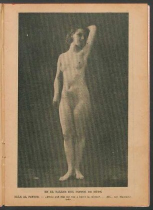 En el taller del pintor de moda [Fotografía]